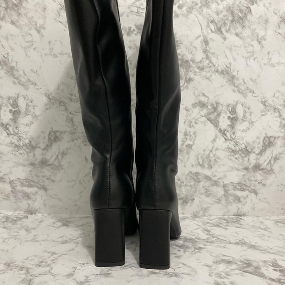 Princess Polly Sawyer Knee High Boots Black - Picture 11 of 16